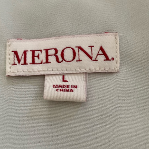 MERONA Ivory Sparkle Glitter Gathered Dressy Shell - Picture 5 of 5